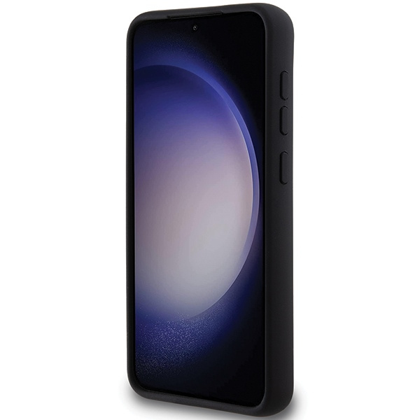 Etui Karl Lagerfeld KLHCS23MSMHKCNPK Galaxy S23+ S916 hardcase czarny/black Silicone Karl&Choupette Metal Pin