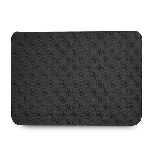 Torba GUESS Laptop 13 14 Sleeve 4G Uptown Triangle Logo Czarny