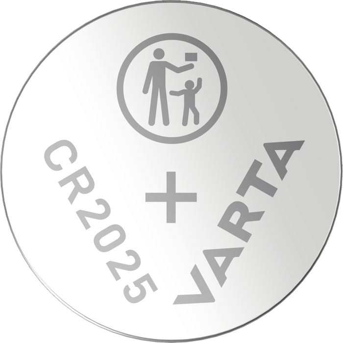 Lithium Button Cell Varta, CR2025, 157mh, 3V, 5-Pack