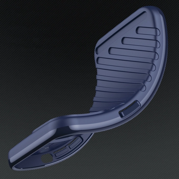 Etui silikonowe Thunder Case do iPhone 16 Pro Max - niebieskie