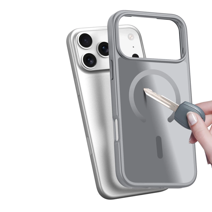 Etui Dux Ducis Yind na iPhone 17 Pro kompatybilne z MagSafe - szare