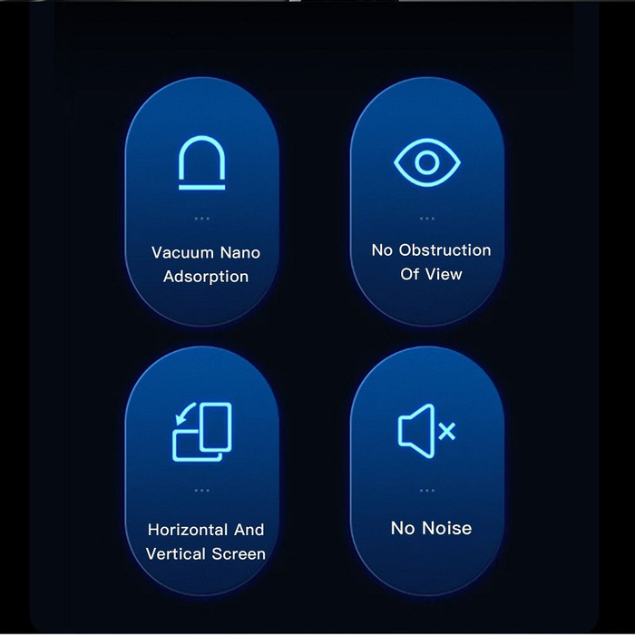 FORCELL F-Grip Excelence uchwyt samochodowy do szyby/deski/kratki magnetyczny czarny