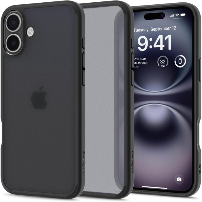 Etui iPhone 16 Spigen Ultra Hybrid Frost Black