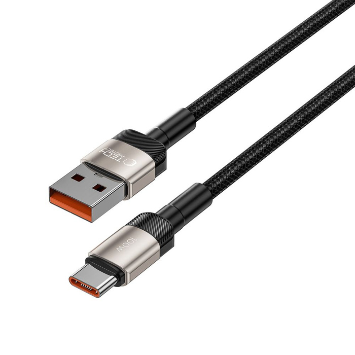 Tech-protect Ultraboost Evo USB-C Cable 100w/5a 100cm Titanium