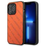 Karl Lagerfeld KLHCP13LPTLO iPhone 13 Pro 6,1" hardcase pomarańczowy/orange Perforated Allover