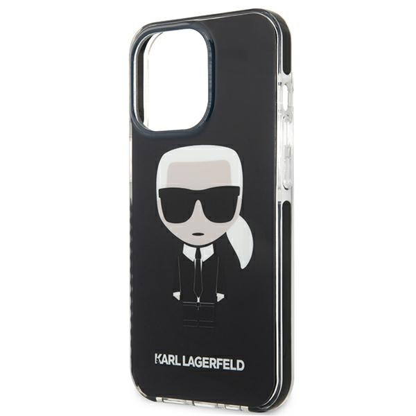 Etui KARL LAGERFELD Apple iPhone 13 Pro Iconik Karl Czarny Hardcase