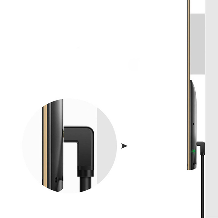 Ugreen kabel kątowy 90° HDMI 4K x 2K 2m czarny (HD103)