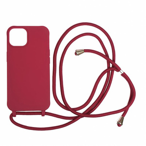 Mobile Origin Lanyard Case, cherry - iPhone 14