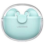 USAMS Słuchawki Bluetooth 5.1 TWS BU series bezprzewodowe zielony/green BHUBU03