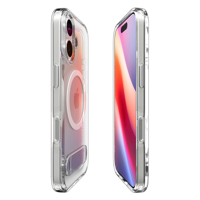 ETUI SPIGEN IPHONE 17 ULTRA HYBRID ”S” MAG MAGSAFE CLEAR/WHITE