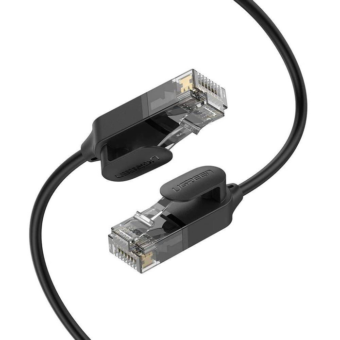 Kabel Sieciowy UGREEN NW122 Ethernet RJ45 Cat.6A UTP 0.5m Czarny