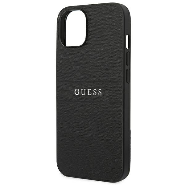 Etui GUESS Apple iPhone 14 Plus Saffiano Strap Czarny Case