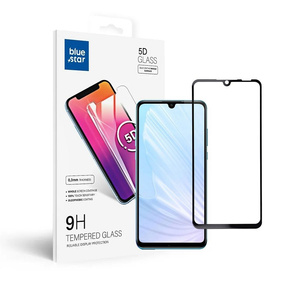 Szkło hartowane do Huawei P30 LITE (full glue / case friendly) Blue Star 5D czarne