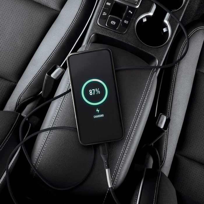 Kabel USB C do USB C Forcell F-Energy QC4.0 PD 5A 240W Carbon 1 m CB-05C czarny