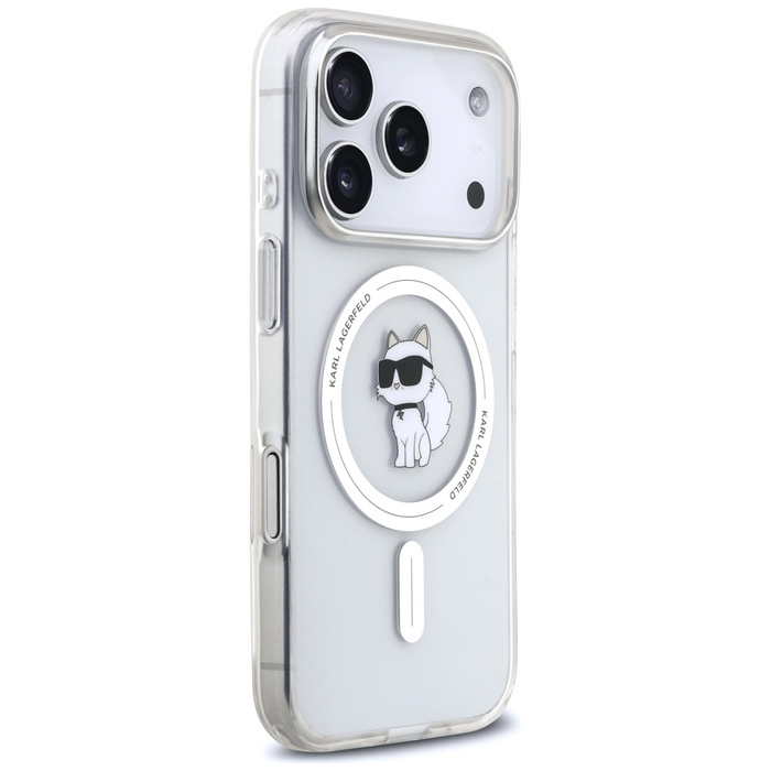 Etui Karl Lagerfeld IML Choupette        MagSafe do iPhone 17 Pro Max przezroczysty