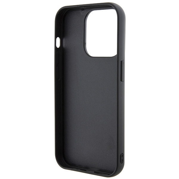 Etui Karl Lagerfeld KLHCP13LGSAKCPK iPhone 13 Pro / 13 6.1" czarny/black hardcase Gripstand Saffiano Karl&Choupette Pins Case