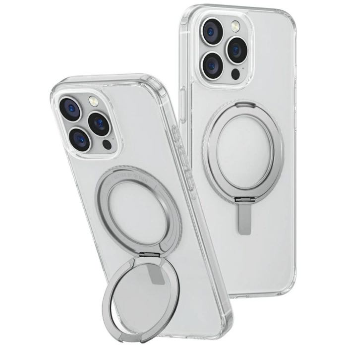 Etui UNIQ Swivix do iPhone 16 Pro Max    360 Rotating Kickstand przezroczysty