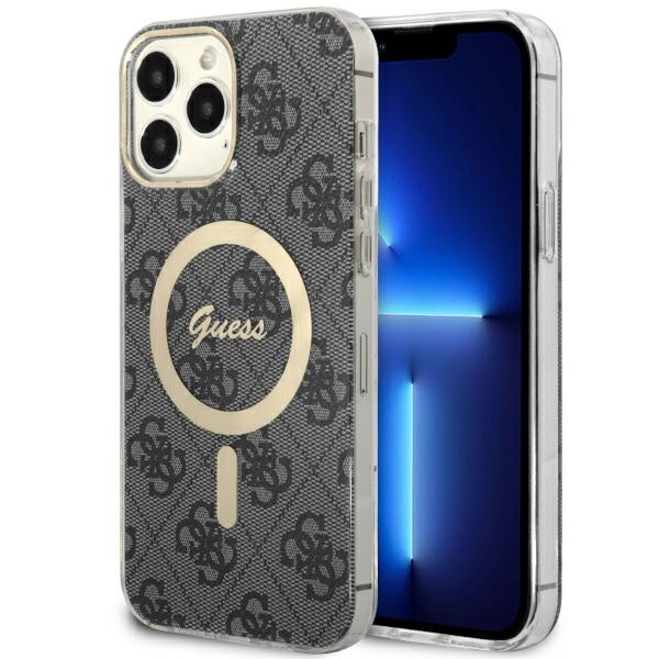 Etui Guess GUHMP13XH4STK iPhone 13 Pro Max 6.7" czarny/black hardcase 4G MagSafe Case