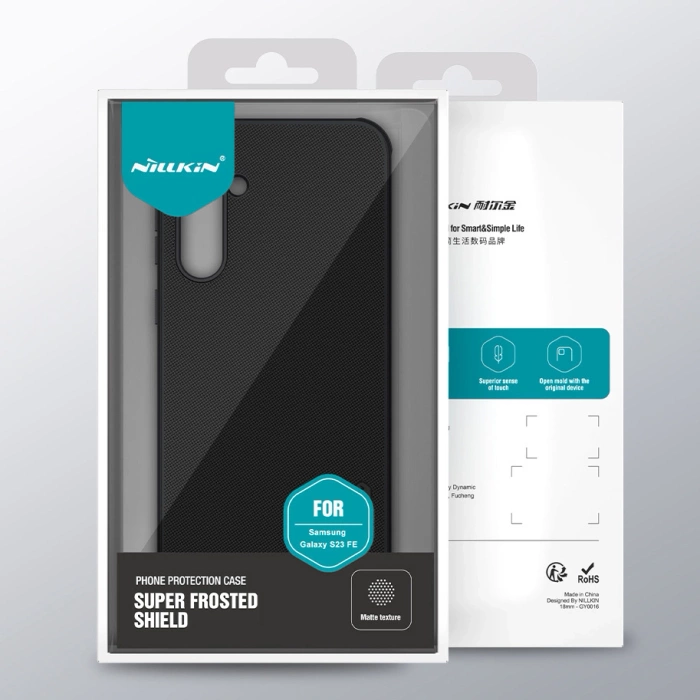 NILLKIN super frosted shield PRO SAMSUNG S23 FE BLACK / CZARNY