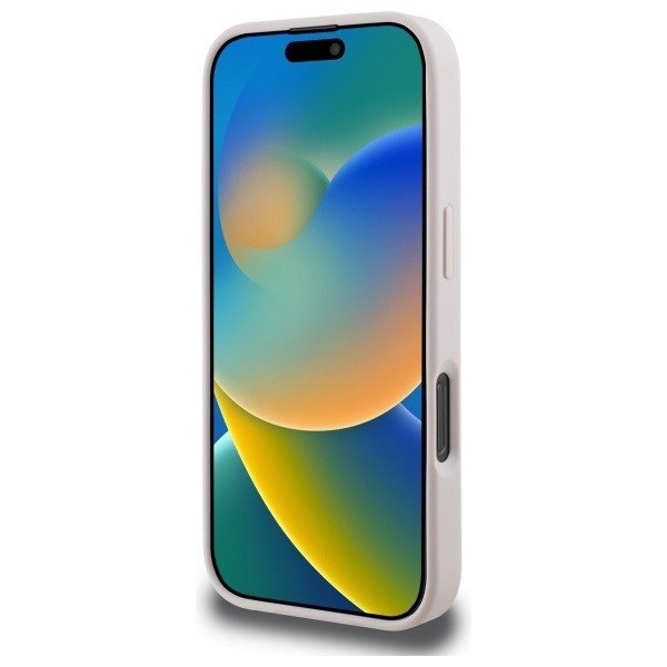 Etui Guess iPhone 16 Pro Max 6,9" różowy/pink MagSafe PU 4G Ring Classic Logo