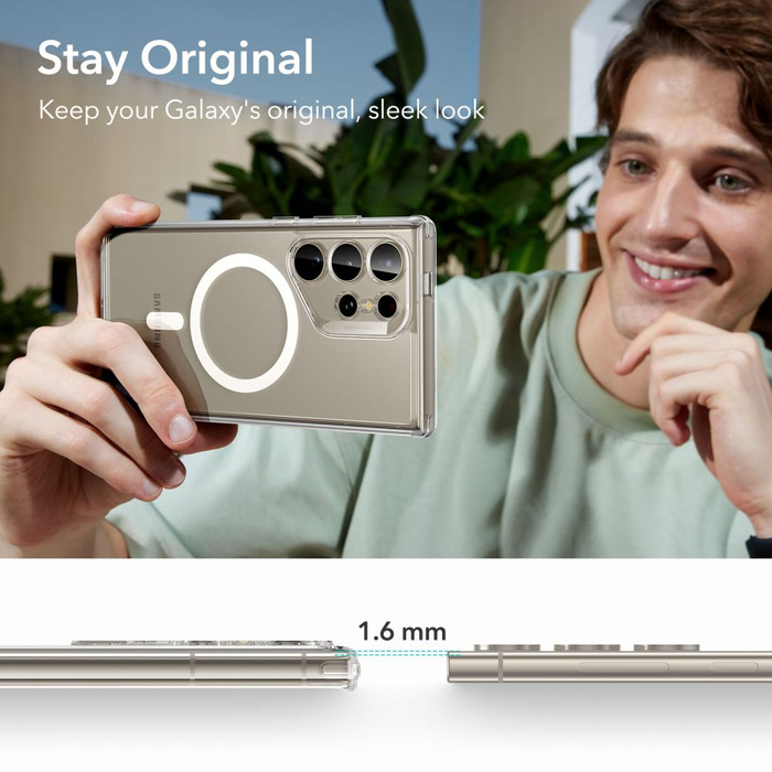 Etui Esr Ch Halolock Magsafe Samsung Galaxy S24 Ultra Clear Case