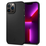 Etui Spigen iPhone 13 Pro Max Thin Fit Black Case + Szkło Hartowane Spigen Glas.Tr Slim