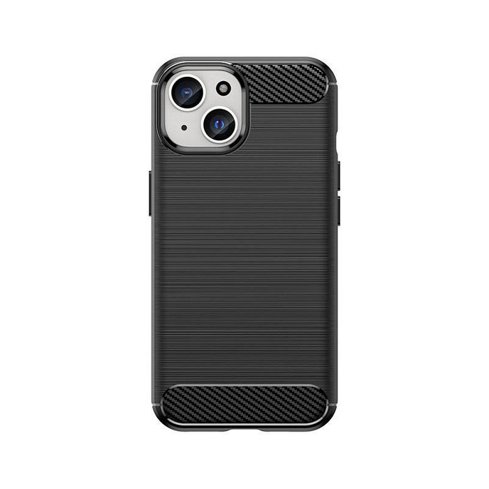 Etui Elastyczne etui wzór karbon do iPhone 15 Carbon Case - czarne Case