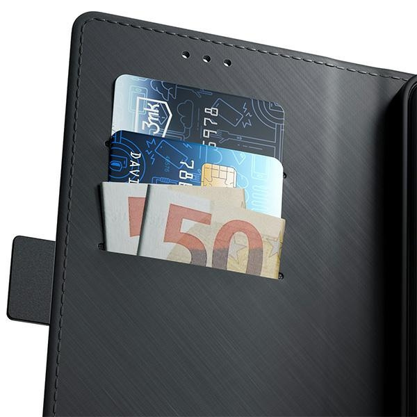 Etui 3MK Wallet Case iPhone SE4 czarny/black