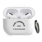 Etui KARL LAGERFELD Apple AirPods Pro Silicone Biały Case