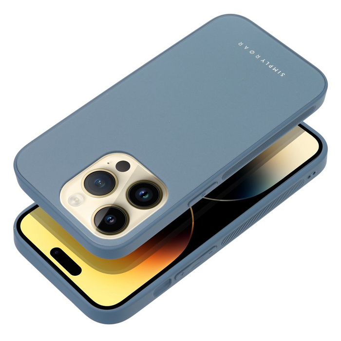 ROAR futerał MATTE GLASS do IPHONE 14 Pro niebieski