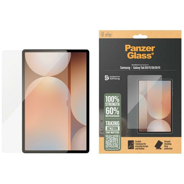 Szkło hartowane PanzerGlass Ultra-Wide   Fit do Samsung Galaxy Tab S10 FE/S9/S9 FE