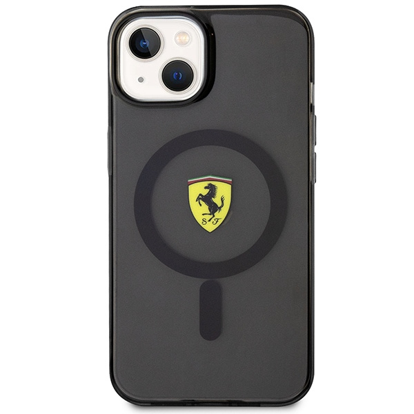 Etui Ferrari FEHMP14MURKK iPhone 14 Plus 6,7" czarny/black hardcase Translucent Magsafe Case