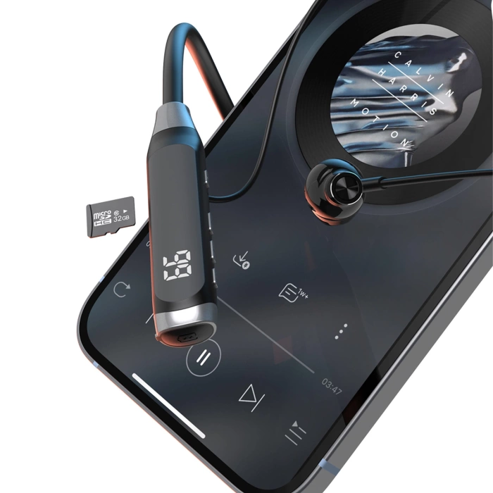 Słuchawki bezprzewodowe Dudao U5 Max Bluetooth z pałąkiem na szyję - czarne