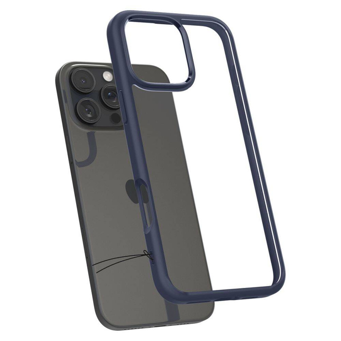 ETUI SPIGEN ULTRA HYBRID IPHONE 16 PRO NAVY BLUE