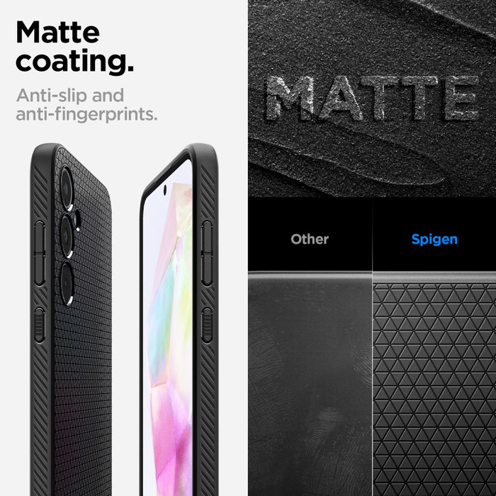 Etui Spigen Liquid Air Samsung Galaxy A35 5g Matte Black Case