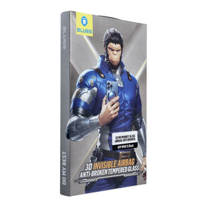 Szkło Hartowane 5D Mr. Monkey Glass - Apple iPhone 15 czarny (Airbag Anti-broken)