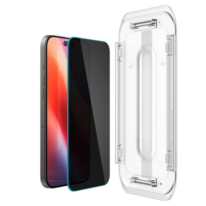 SZKŁO PRYWATYZUJĄCE SPIGEN GLAS.TR ”EZ FIT” 2-PACK IPHONE 16 PRO, 17, 17 Pro PRIVACY