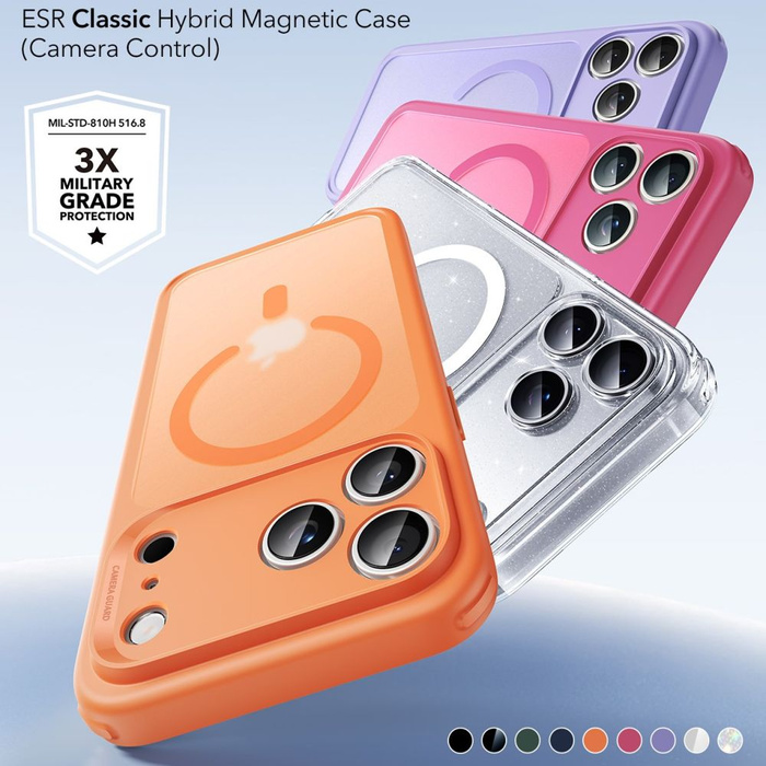 ESR CLASSIC HYBRID MAGSAFE IPHONE 17 PRO MAX FROSTED ORANGE