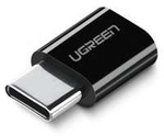 Adapter micro USB do USB-C UGREEN US157 (czarny)