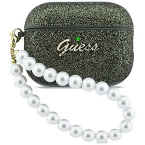 Etui Guess Glitter Pearl Strap do        AirPods Pro 3 khaki