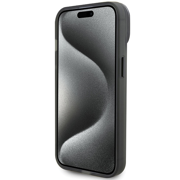 Etui Ferrari FEHMP15SUSCAH iPhone 15 6.1" transparent hardcase Ring Stand 2023 Collection MagSafe Case