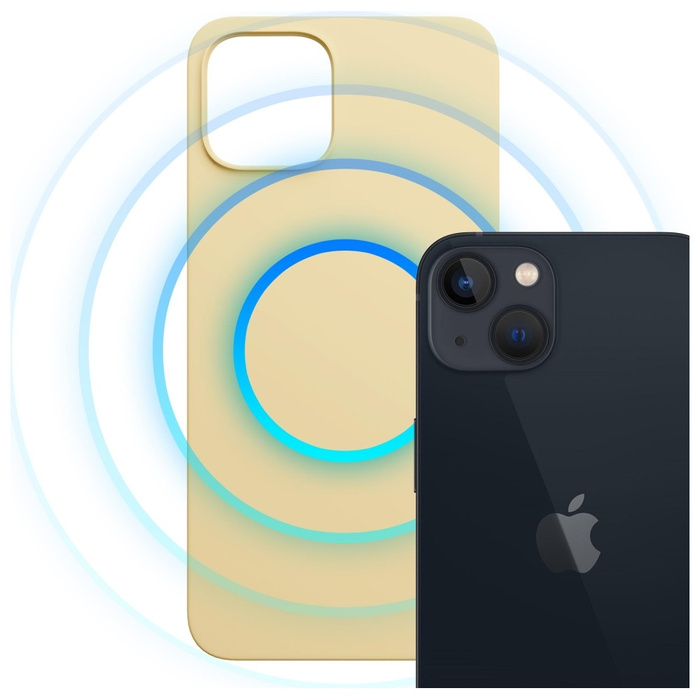 Etui 3MK Hardy MagSilicone do Apple      iPhone 15 Plus żółty