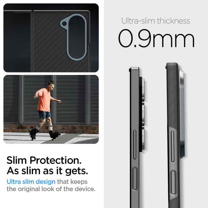 ETUI SPIGEN AIRSKIN GALAXY Z FOLD 6 ARAMID BLACK