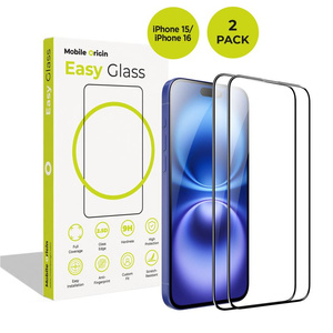 Szkło hydrofobowe Mobile Origin iPhone 15/iPhone 16 EasyGlass 2 szt