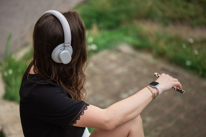 Słuchawki bezprzewodowe nauszne Forcell F-Audio ANC Touch Beat szare