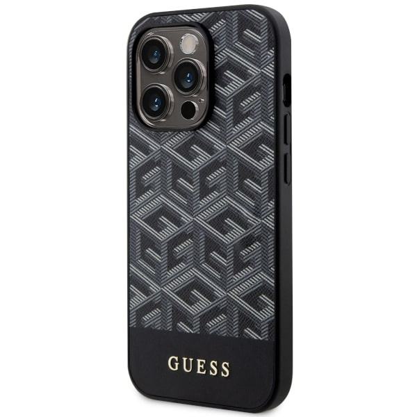 Etui Guess GUHMP14XHGCFSEK iPhone 14 Pro Max 6.7" czarny/black hardcase GCube Stripes MagSafe Case