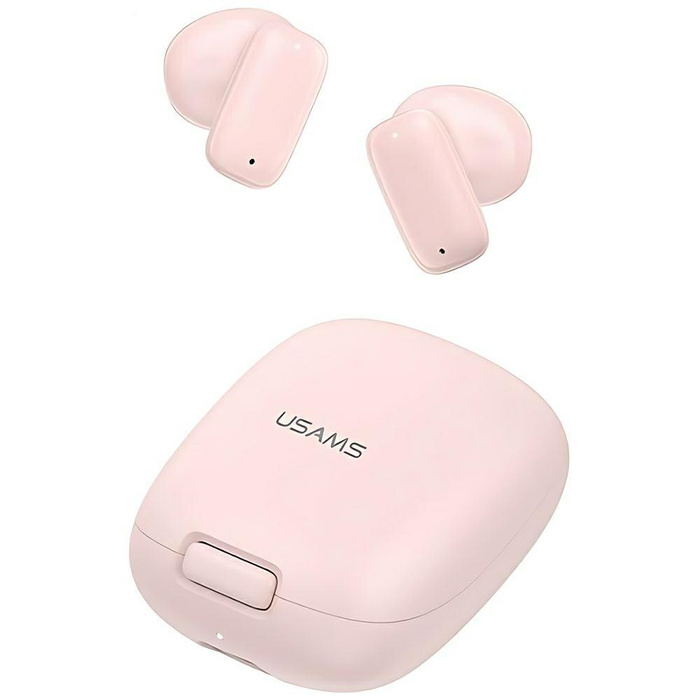 USAMS Słuchawki Bluetooth 5.3 TWS ID Series bezprzewodowe różowy/pink BHUID04 (ID25)