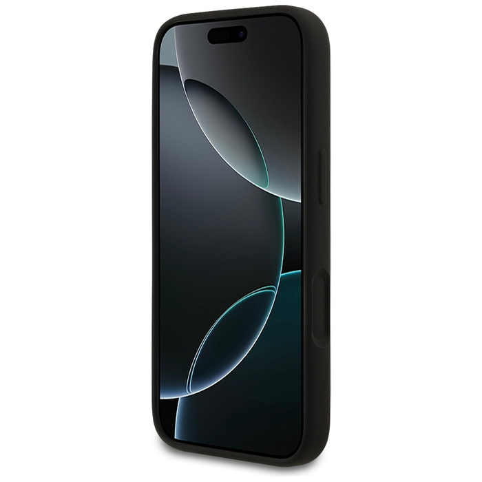 Etui Karl Lagerfeld Silicone K&C Sketch  & Logo MagSafe do iPhone 17 Pro czarny