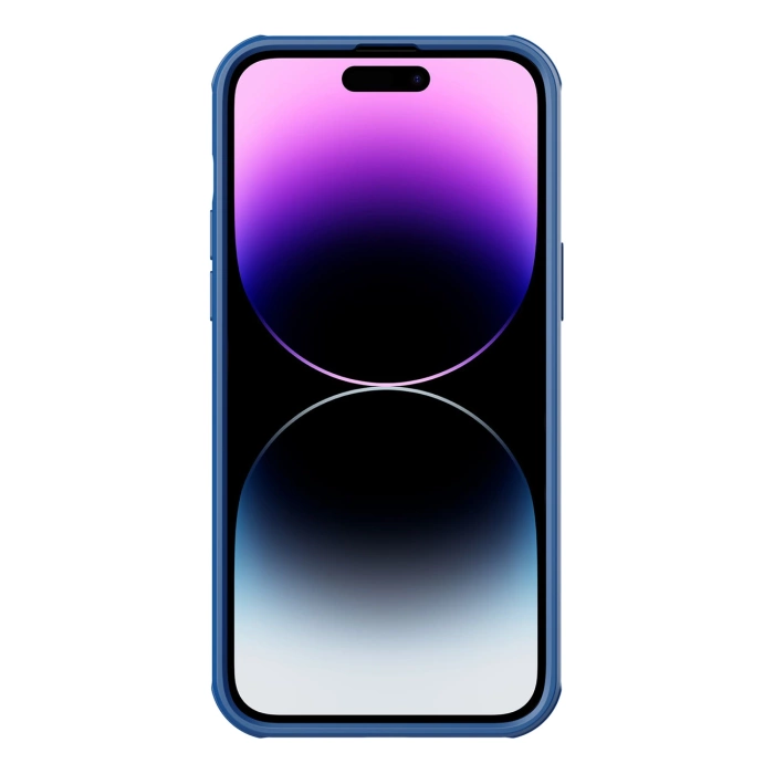 Etui Nillkin CamShield S Case etui iPhone 14 Pro Max pancerny pokrowiec osłona na aparat niebieskie
