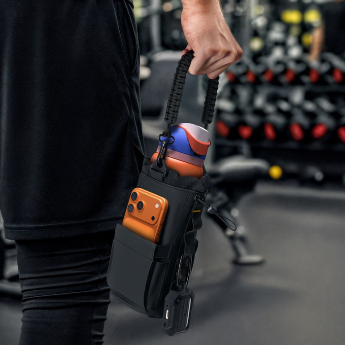 POKROWIEC NA BUTELKĘ SPIGEN LF500 TUMBLER BAG CZARNY